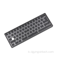 5 AXIS apstrādes mehāniskā tastatūra anodēta alumīnija plāksne